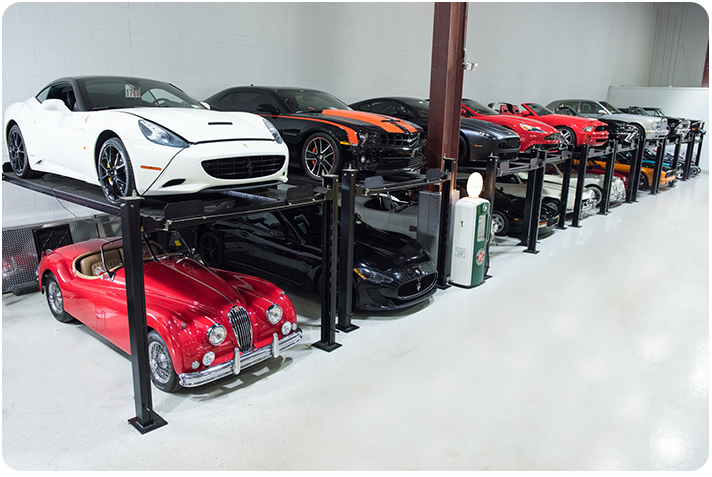 Exotic and classic car storage